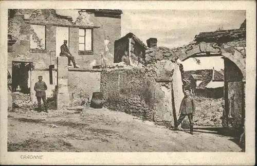 Craonne Aisne Soldaten Zerstoerung x / Craonne /Arrond. de Laon