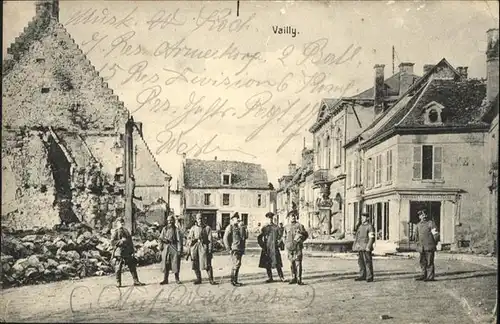 Vailly-sur-Aisne Vailly Soldaten Zerstoerung x / Vailly-sur-Aisne /Arrond. de Soissons