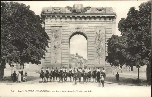 Chalons-sur-Marne Ardenne La Porte Sainte-Croix / Chalons en Champagne /Marne