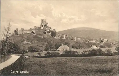 Corfe Dorset Castle / Purbeck /Dorset CC