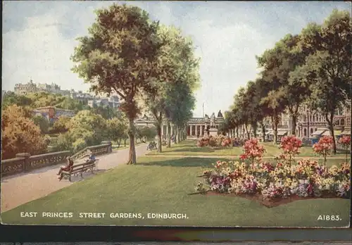 Edinburgh East Princess Street Gardens / Edinburgh /Edinburgh