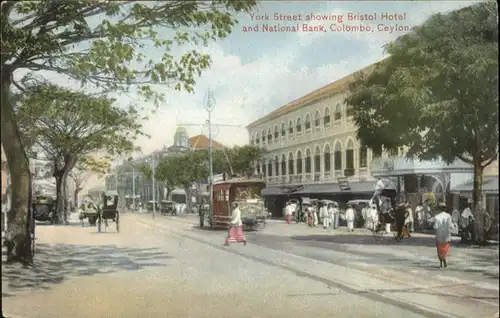 Ceylon Sri Lanka York Street Bristol Hotel National Bank  /  /