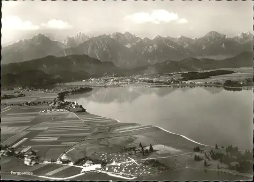 Forggensee Schwangau Fliegeraufnahme /  /