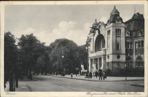 Essen Ruhr Huyssenallee Staedt. Saalbau / Essen /Essen Stadtkreis