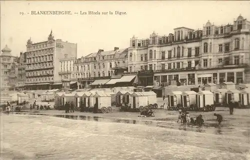 Blankenberghe Hotels sur la Digue Kat. 