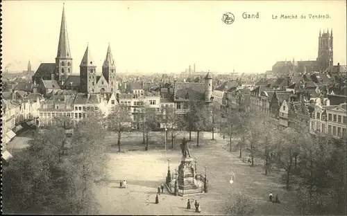 Gand Belgien Le Marche du Vendredi /  /