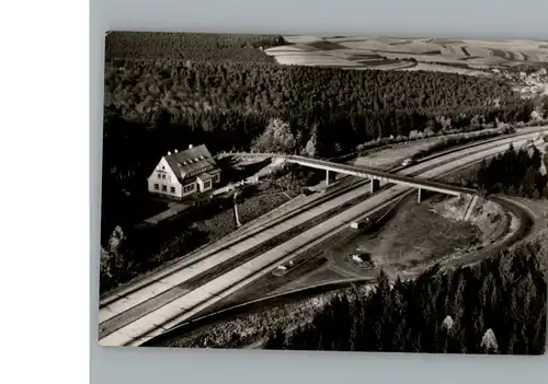 Rimberg Bad Hersfeld Fliegeraufnahme, Autobahn-Raststaette / Bad Hersfeld /Hersfeld-Rotenburg LKR