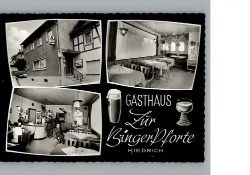 Kiedrich Gasthaus Zur Binger Pforte / Kiedrich /Rheingau-Taunus-Kreis LKR