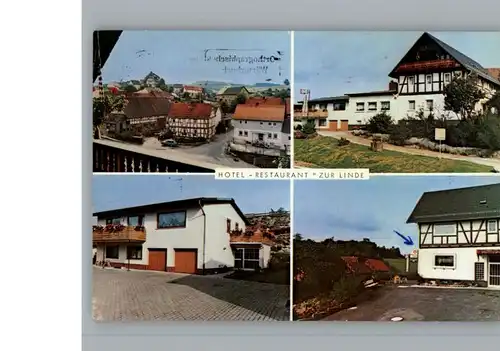 Blankenbach Sontra Hotel-Restaurant Zur Linde / Sontra /Werra-Meissner-Kreis LKR