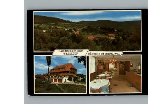 Haeusern Schwarzwald Gasthaus-Pension Waldlust / Haeusern /Waldshut LKR