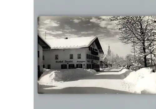 Reichersbeuern Winter-Karte, Gasthof Neuwirt / Reichersbeuern /Bad Toelz-Wolfratshausen LKR