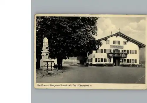 Duernbach Tegernsee Gasthaus Duernbach / Gmund a.Tegernsee /Miesbach LKR