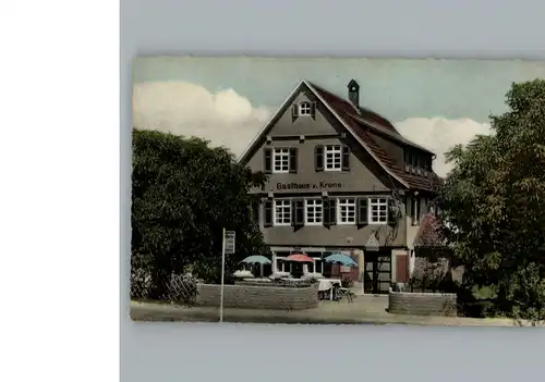 Schoellhuette Gasthaus Zur Krone / Althuette /Rems-Murr-Kreis LKR