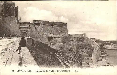 Bonifacio Corse du Sud Ville Remparts / Bonifacio /Arrond. de Sartene