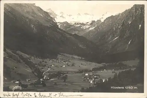 Klosters Dorf Panorama / Klosters /Bz. Praettigau-Davos