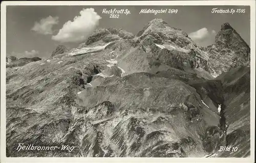 Heilbronner Weg Hochfrott
Maedelegabel
Frettach