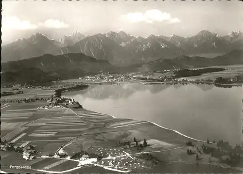 Forggensee Schwangau Brunnen Fuessen Tiroler Hochgebirge /  /