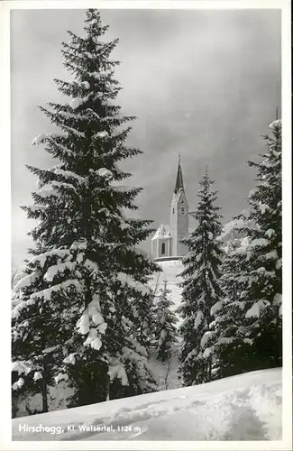 wz28567 Hirschegg Kleinwalsertal Vorarlberg Kirche Kategorie. Mittelberg Alte Ansichtskarten