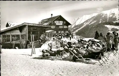 wz28955 Hirschegg Kleinwalsertal Vorarlberg Schoentalhof Kategorie. Mittelberg Alte Ansichtskarten