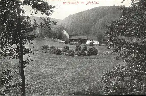 Muehltal Thueringen Walkmuehle