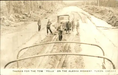 Canada State Tow Fella Alaska Highway Yukon Canada Kat. 