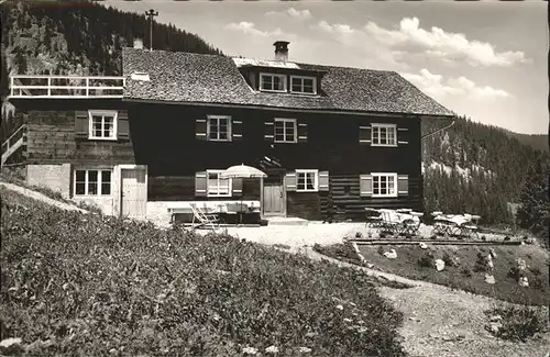 wz55360 Hirschegg Kleinwalsertal Vorarlberg Pension Waldesruh Kategorie. Mittelberg Alte Ansichtskarten