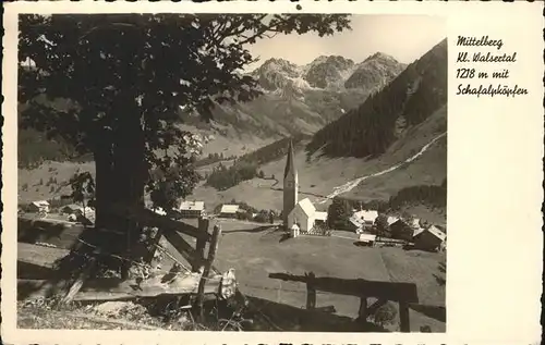 Mittelberg Kleinwalsertal Schafalpkoepfen