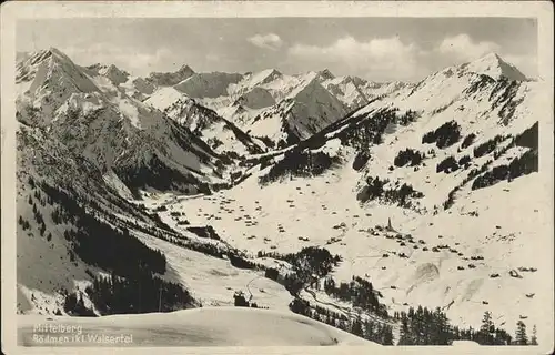 Mittelberg Kleinwalsertal Roedmen Walsertal