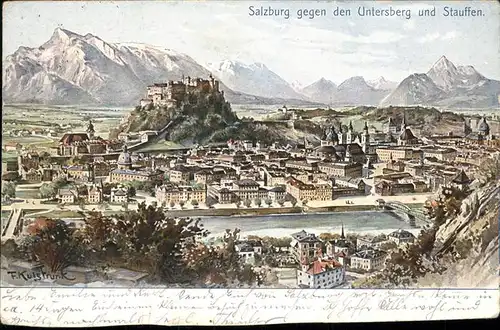 Salzburg Oesterreich Untersberg Stauffen Kat. Salzburg