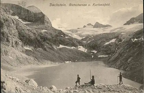 Dachstein Gebirge Gletschersee Karlseisfeld