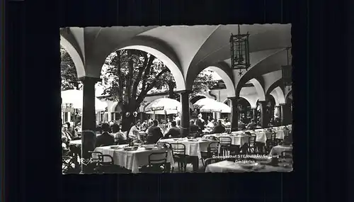 Salzburg Oesterreich Gasthaus Sternebraeu Gastgarten Kat. Salzburg