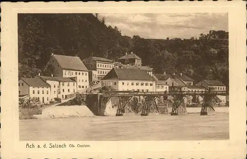 Ach Salzach Teilansicht Ach Salzach Bruecke