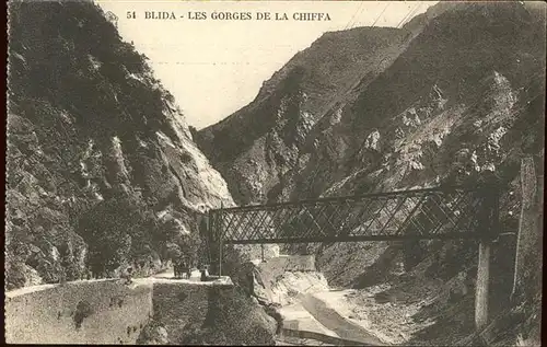 Blida Algerien Les Gorges de la Chiffa