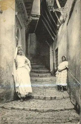 Alger Algerien La Rue du Chameau / Algier Algerien /