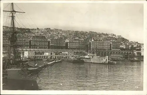 Alger Algerien Hafen Segelboot / Algier Algerien /