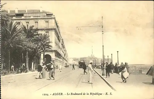 Alger Algerien Le Boulevard de la Republique / Algier Algerien /