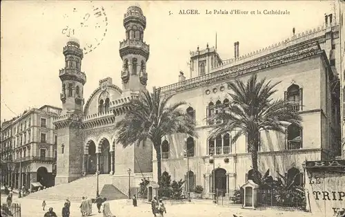 Alger Algerien Le Palais d Hiver et la Cathedrale / Algier Algerien /