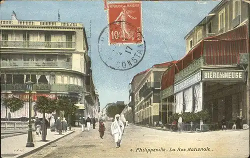 Philippeville Algerien Rue Nationale