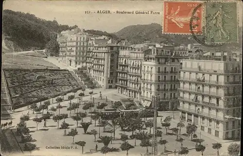 Alger Algerien Boulevard General Farre / Algier Algerien /