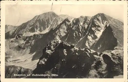 Boesenstein Hochhaidespitze nied. Tauern Kat. Bad Gastein