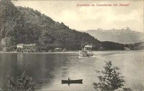 Annenheim Ossiacher See Mangart Schiff / Annenheim Kaernten /Villach