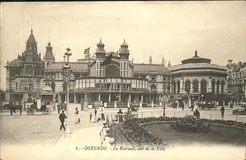 Ostende Flandre Le Kursaal vue du cote de la Ville Kat. 