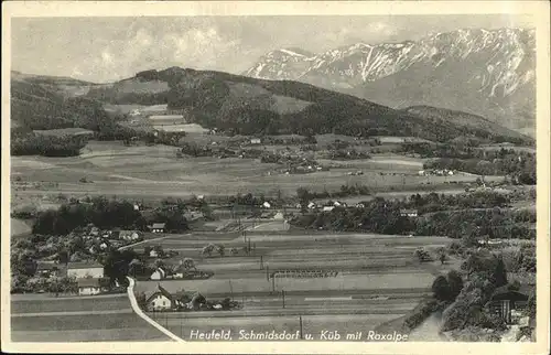 Heufeld Oesterreich Schmidsdorf Kueb Raxalpe