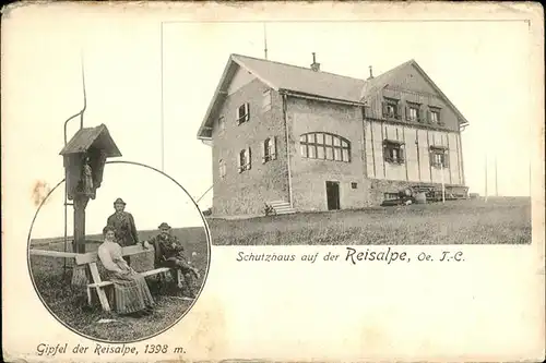 Reisalpe Schutzhaus Gipfel Kat. 