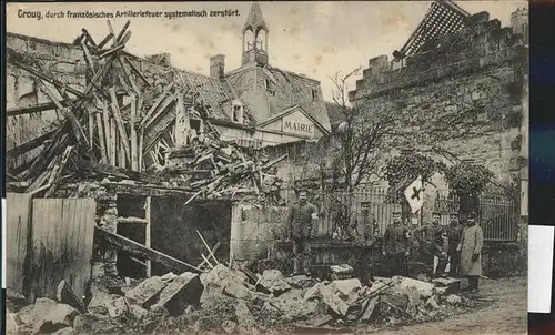 Crouy Aisne Artilleriefeuer Zerstoerung / Crouy /Arrond. de Soissons