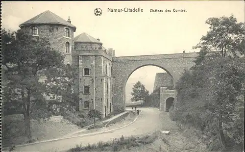 Namur Wallonie Citadelle Chateau Comtes Bruecke Kat. 