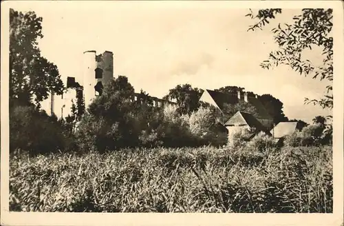 Dargun Mecklenburg-Vorpommern Teilansicht Ruine / Dargun /Demmin LKR