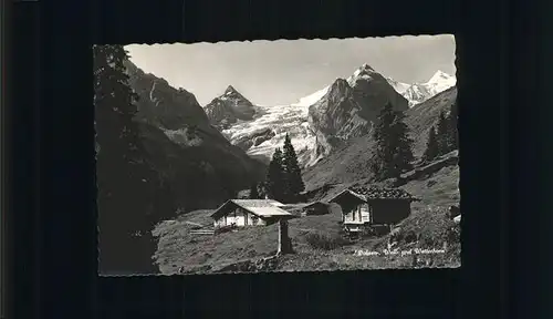 Furkapass Belvedere Furkastrasse mit Dossen Well und Wetterhorn / Furka /Rg. Gletsch