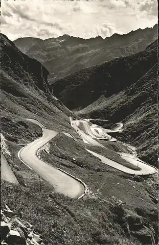 Gotthardpass Valle Tremola Gotthardstrasse / Gotthard, St. /Rg. Andermatt