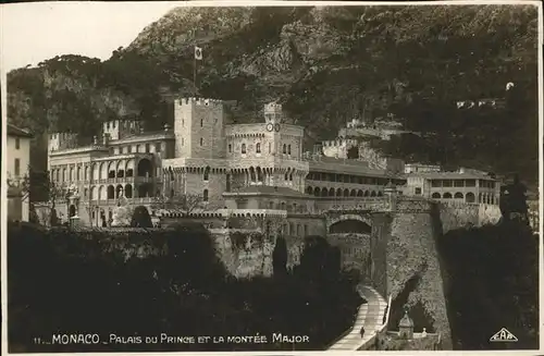 Monaco Palais du Prince et la montee Major Kat. Monaco